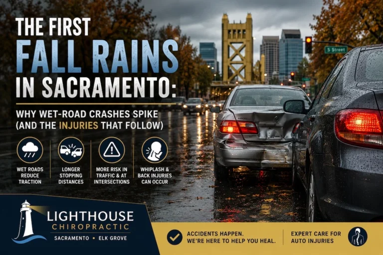 Sacramento Wet Road Accidents - First Fall Rain Risks